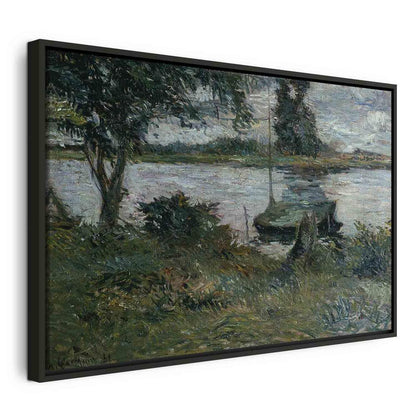 Impression sur toile - Le Flußufer (Paul Gauguin)