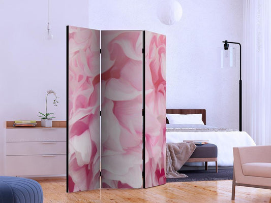 Decorative partition-Room Divider - azalea (pink)-Folding Screen Wall Panel by ArtfulPrivacy
