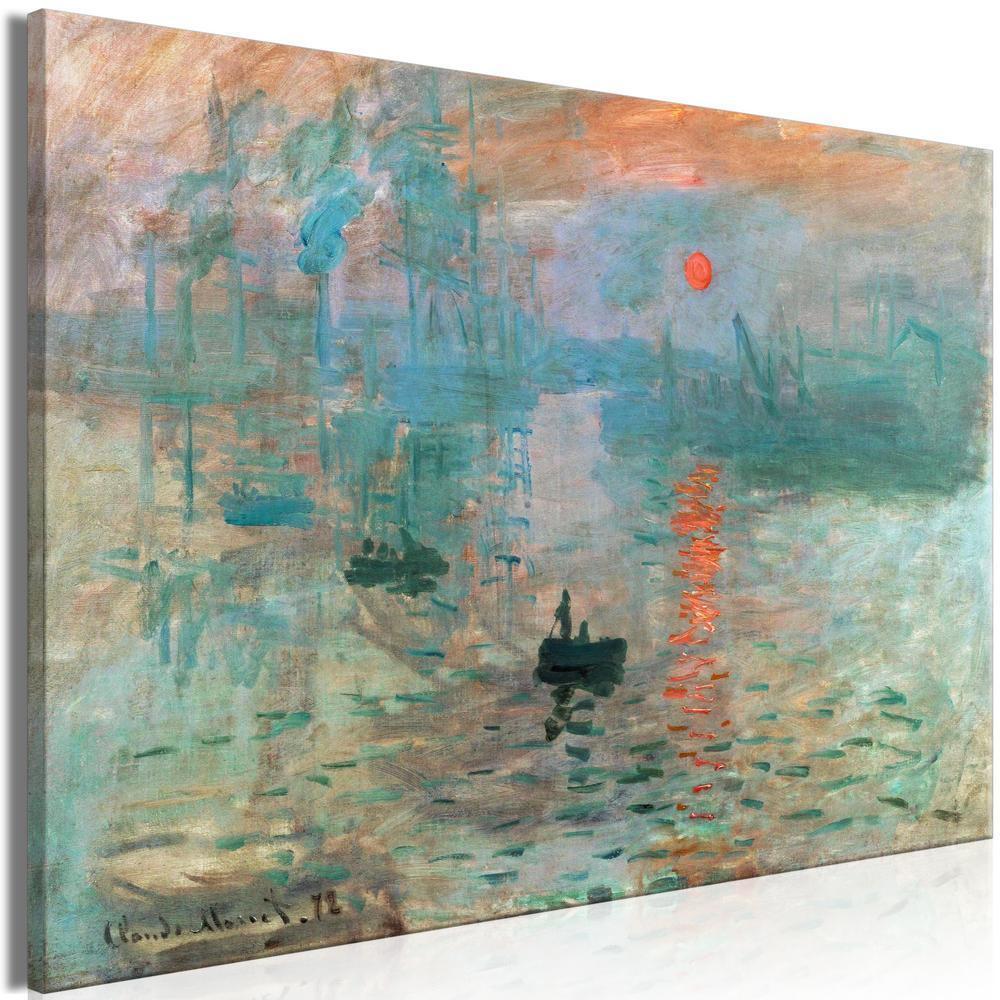 Canvas Print - Impression, Sunrise - Claude Monet’s Painted Landscape of the Port