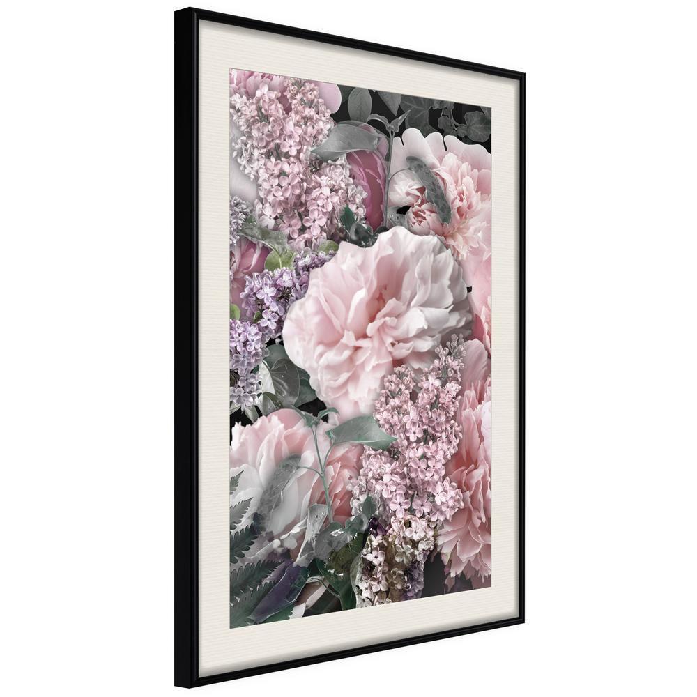 Botanical Wall Art - Floral Life-artwork for wall with acrylic glass protection