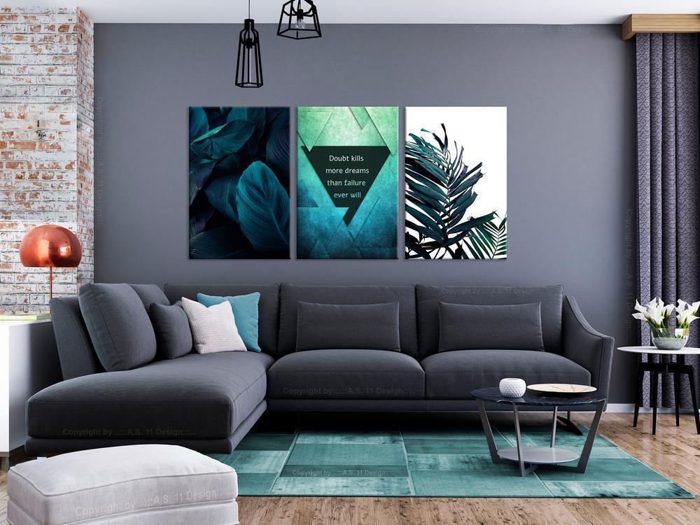 Canvas Print - Jungle Dreams (3 Parts)-ArtfulPrivacy-Wall Art Collection