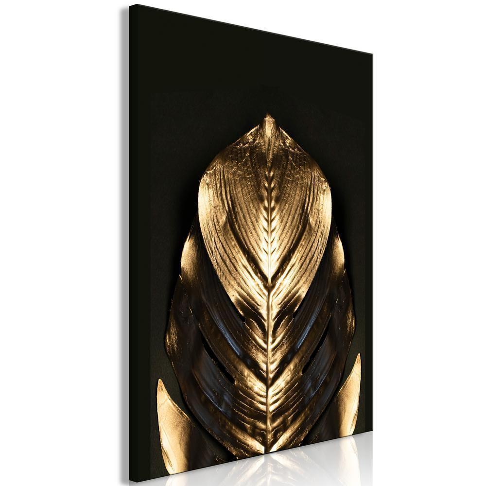 Canvas Print - Pharaoh's Gold (1 Part) Vertical-ArtfulPrivacy-Wall Art Collection