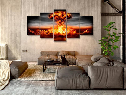Canvas Print - Explosion (5 Parts) Wide-ArtfulPrivacy-Wall Art Collection