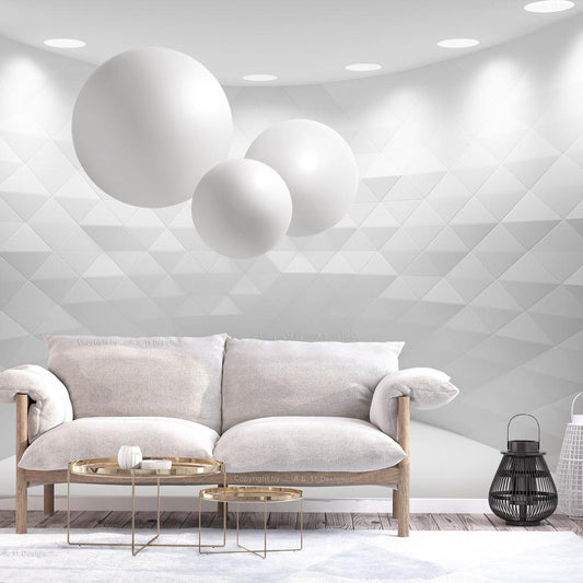 Wall Mural - Geometric Room-Wall Murals-ArtfulPrivacy