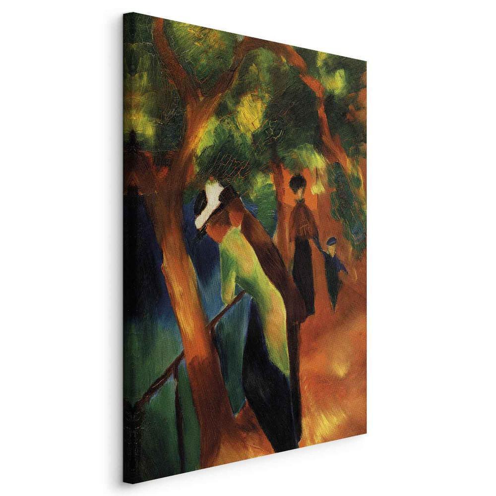 Canvas Print - Sonniger Weg (August Macke)