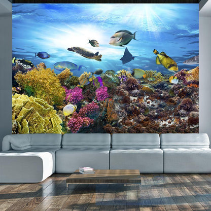 Wall Mural - Coral reef-Wall Murals-ArtfulPrivacy
