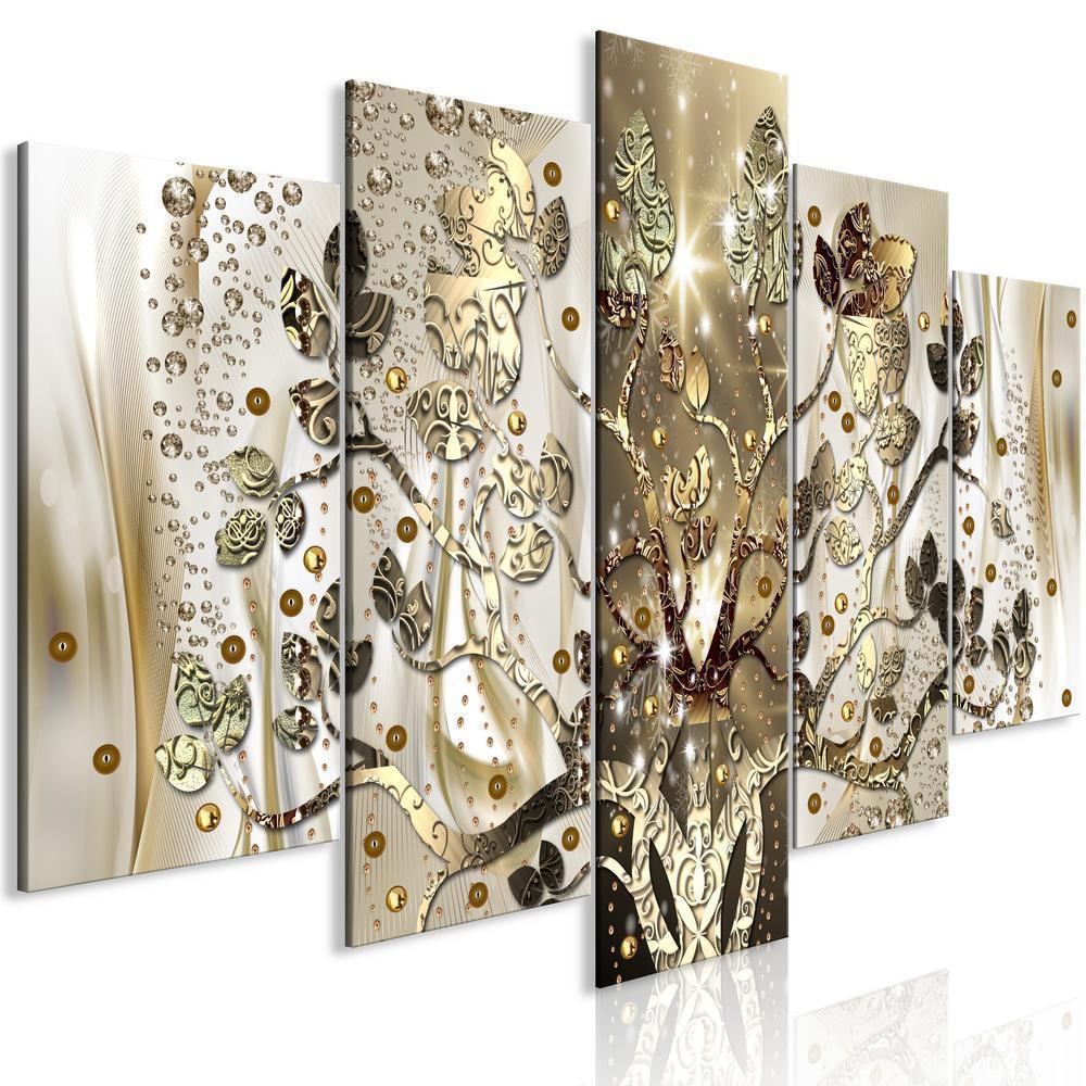 Canvas Print - Royal Tree (5 Parts) Wide-ArtfulPrivacy-Wall Art Collection