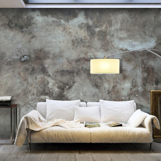 Wall Mural - Hail cloud - background composition in pattern with grey concrete texture-Wall Murals-ArtfulPrivacy