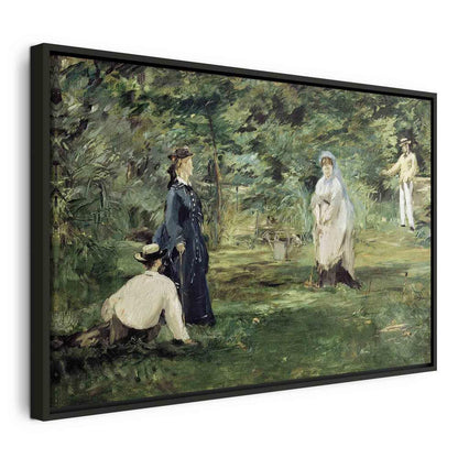 Canvas Print - La Partie de croquet à Paris (Edouard Manet)