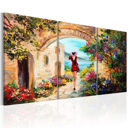 Canvas Print - Summer in Italy-ArtfulPrivacy-Wall Art Collection