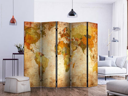 Decorative partition-Room Divider - In all its glory II-Folding Screen Wall Panel by ArtfulPrivacy