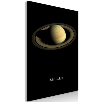 Canvas Print - Saturn (1 Part) Vertical-ArtfulPrivacy-Wall Art Collection