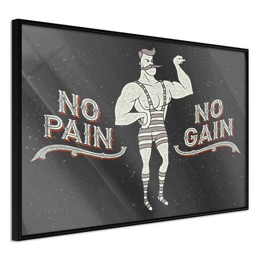 Motivational Wall Frame - Athlete-artwork for wall with acrylic glass protection
