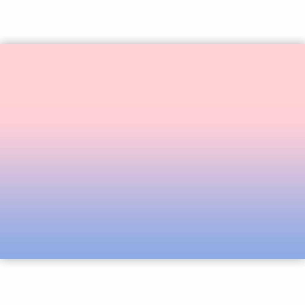 Wall Mural - Pink Dawn - Gradient Background from Pink to Cool Blue