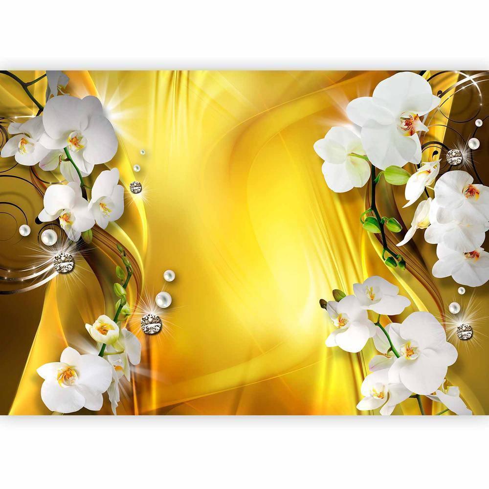 Wall Mural - Orchid in Gold