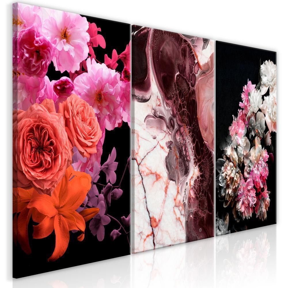 Canvas Print - Spring Baroque (3 Parts)-ArtfulPrivacy-Wall Art Collection