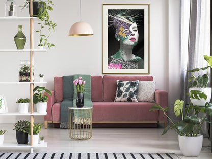 Wall Decor Portrait - Modern Beauty-artwork for wall with acrylic glass protection