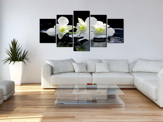 Canvas Print - Melancholic orchids-ArtfulPrivacy-Wall Art Collection