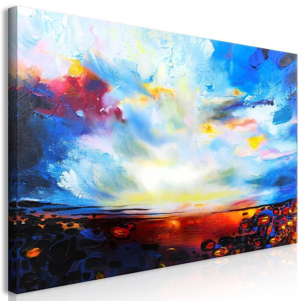 Canvas Print - Colourful Sky (1 Part) Wide-ArtfulPrivacy-Wall Art Collection