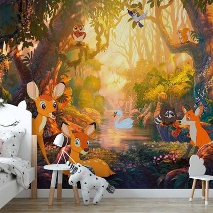 Wall Mural - Animals in the Forest