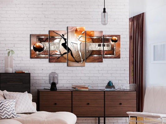 Canvas Print - Dance of elements: earth-ArtfulPrivacy-Wall Art Collection
