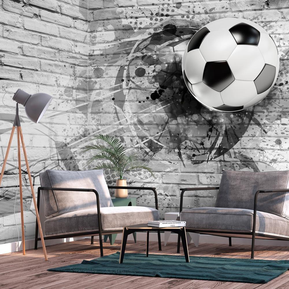 Wall Mural - Dynamic Football-Wall Murals-ArtfulPrivacy