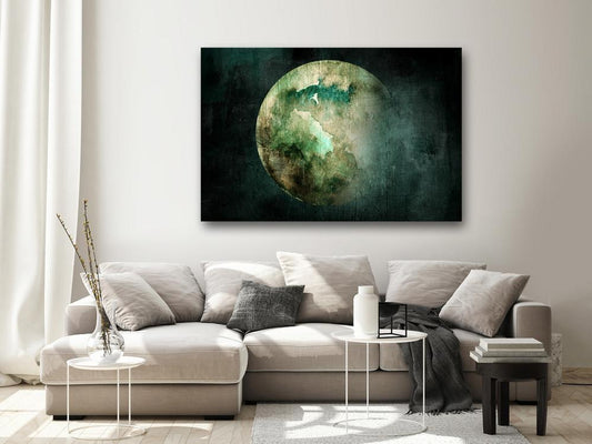 Canvas Print - Green Pangea (1 Part) Wide-ArtfulPrivacy-Wall Art Collection