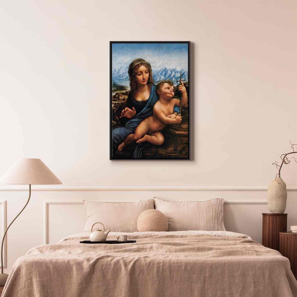 Canvas Print - Madonna With a Distaff (Leonardo da Vinci)