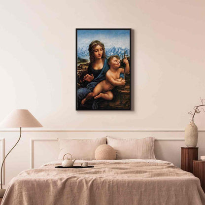 Canvas Print - Madonna With a Distaff (Leonardo da Vinci)