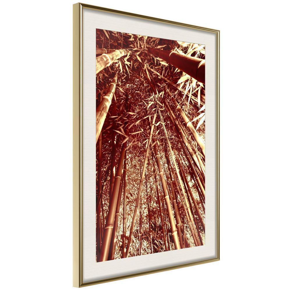 Autumn Framed Poster - Asian Forest-artwork for wall with acrylic glass protection