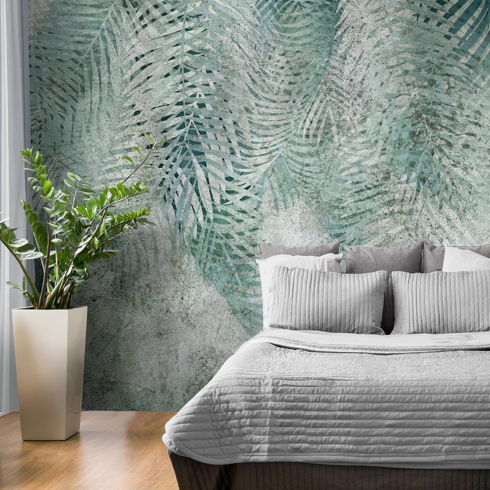 Wall Mural - Prehistoric Palm Trees-Wall Murals-ArtfulPrivacy