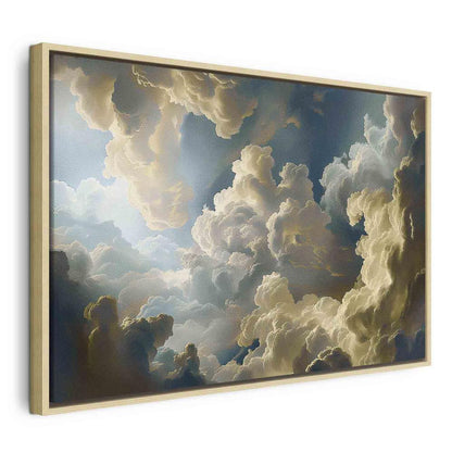 Canvas Print - Sun and Shadows: A Theatrical Display of Nature High Above the Earth