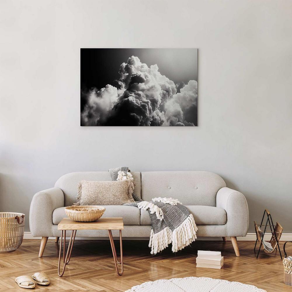 Canvas Print - Clouds Like from Dreams: Let the Sun Illuminate Your Day – A Visual Feast