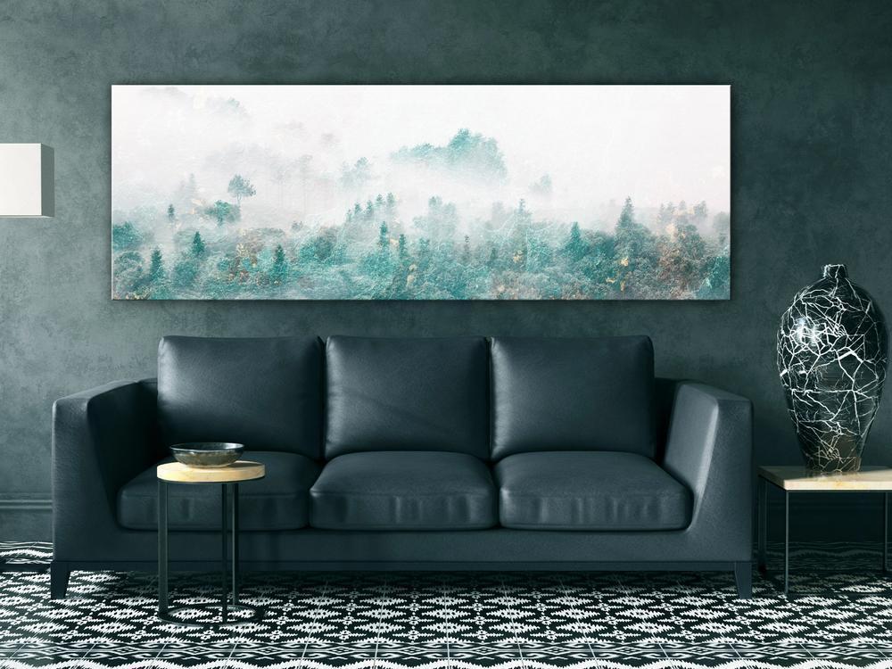 Canvas Print - Turquoise Valley (1 Part) Narrow-ArtfulPrivacy-Wall Art Collection