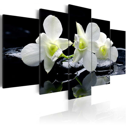 Canvas Print - Melancholic orchids-ArtfulPrivacy-Wall Art Collection
