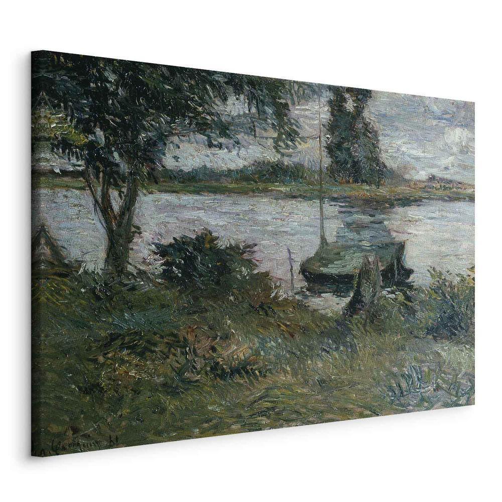 Impression sur toile - Le Flußufer (Paul Gauguin)