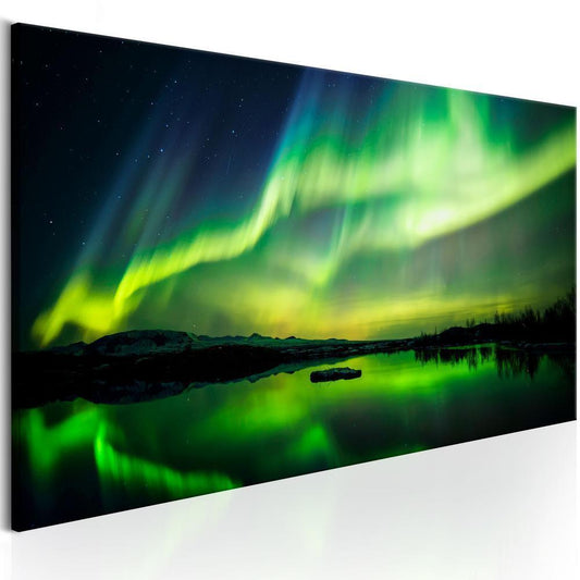 Canvas Print - Green Sky-ArtfulPrivacy-Wall Art Collection