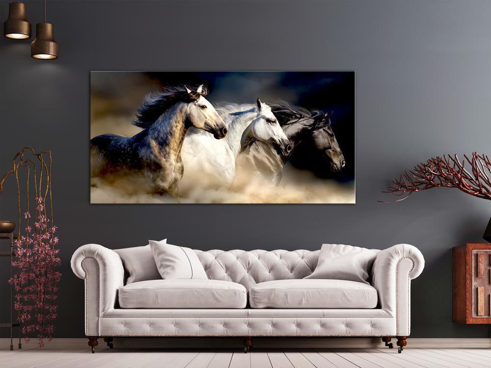 Canvas Print - Sons of the Wind (1 Part) Wide-ArtfulPrivacy-Wall Art Collection
