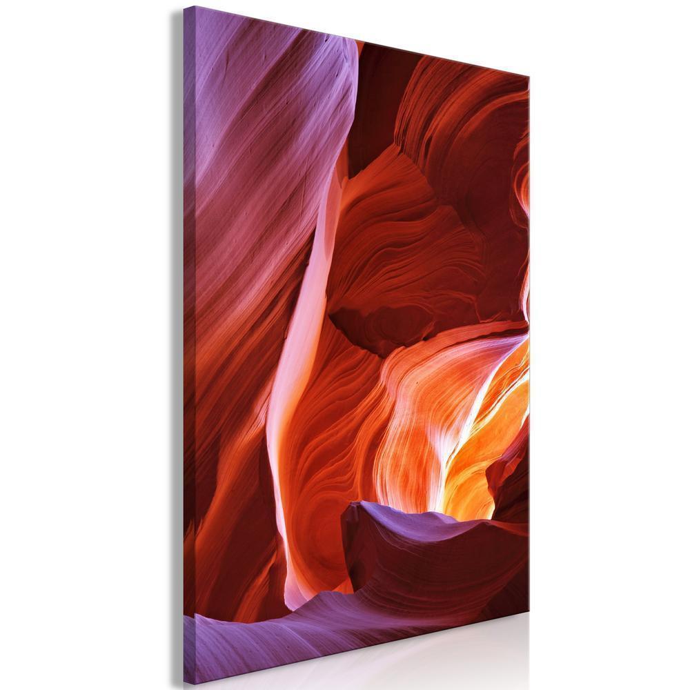 Canvas Print - Canyon (1 Part) Vertical-ArtfulPrivacy-Wall Art Collection