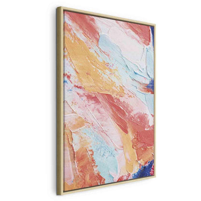 Canvas Print - Spring Shades - A Colorful Mix of Warm and Cool Tones on Canvas