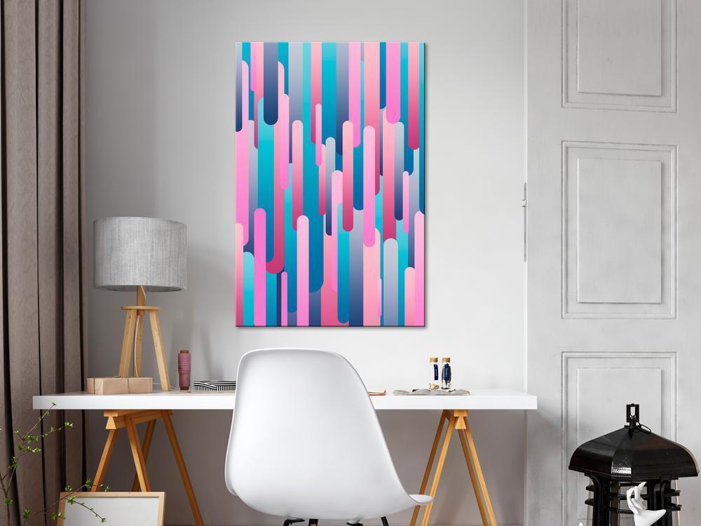 Canvas Print - Colourful Pistons (1 Part) Vertical