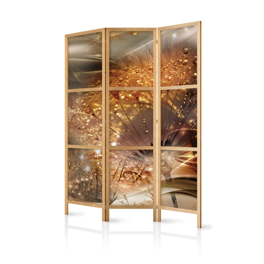 Shoji room Divider - Japanese Room Divider - Dandelions' World I - ArtfulPrivacy