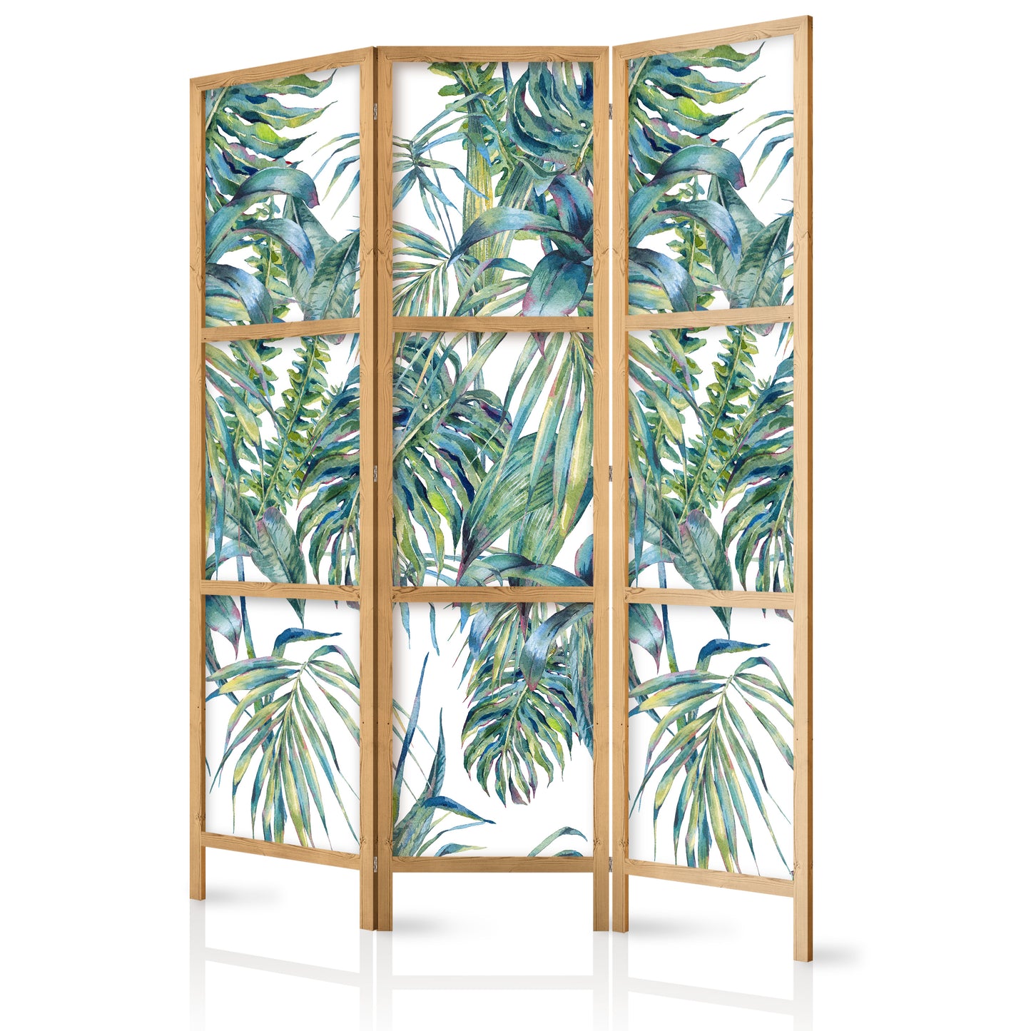 Shoji room Divider - Japanese Room Divider - Leaves at the Zenith I - ArtfulPrivacy