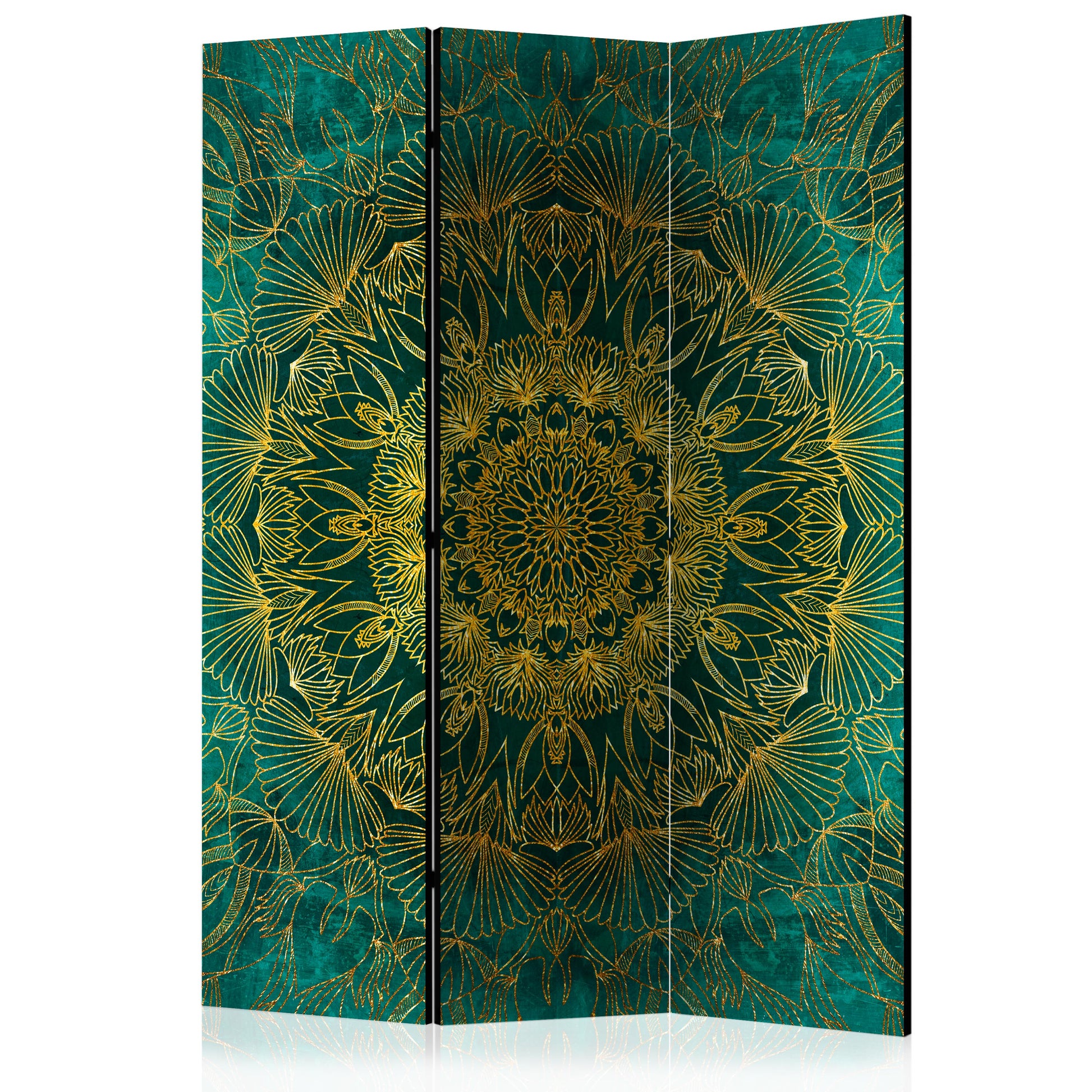 Decorative partition-Room Divider - Royal Stitching-Folding Screen Wall Panel by ArtfulPrivacy