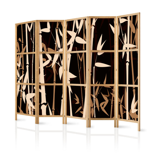 Shoji room Divider - Japanese Room Divider - Style: Bamboo II - ArtfulPrivacy