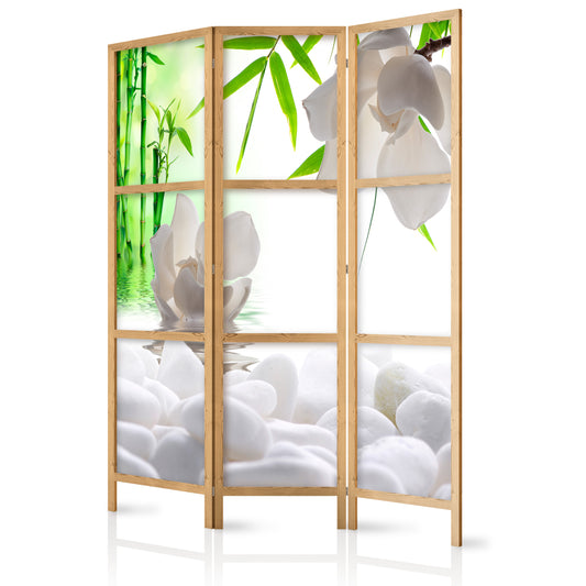 Shoji room Divider - Japanese Room Divider - Oriental Balance I - ArtfulPrivacy